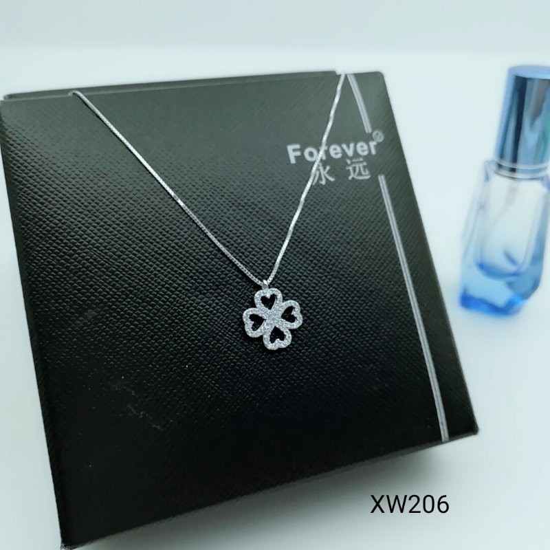 Latest product super quality China sale jewelry charm white stainless steel necklace whole XW238