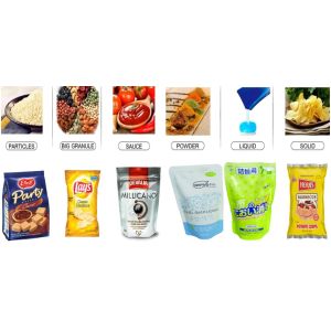 Multi Function Snacks Film Packing Machine SUS304 High Speed