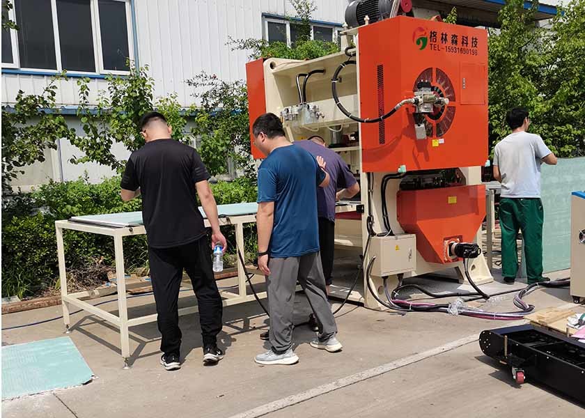 Full Automatic Gypsum Board Perforating Machine Sheet Punching Machine