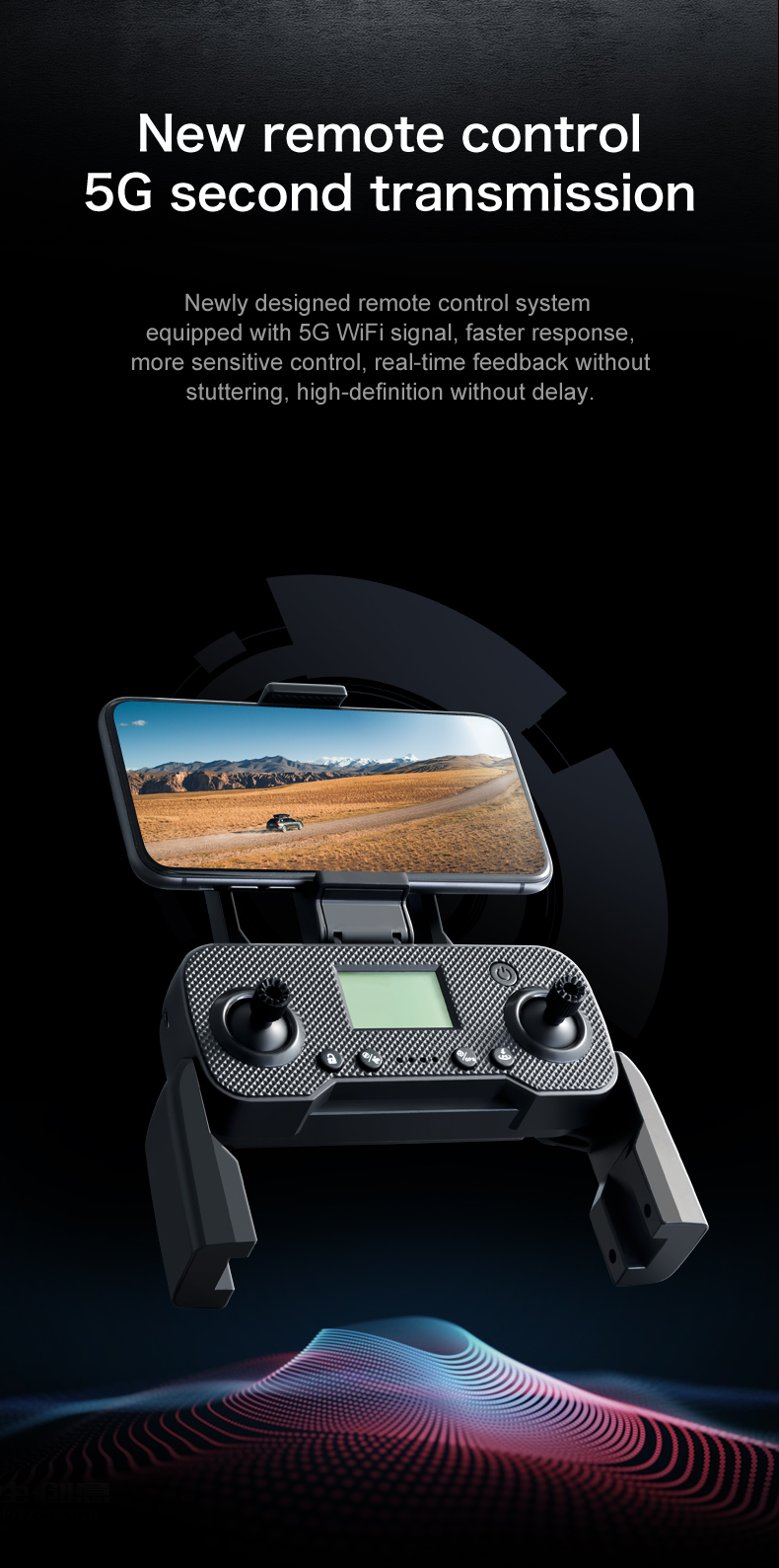 Remote Control I8 Max Drone 25 Minutes Flight Time 1.5km Range Dual Camera GPS and Smart Return for Beginner Drones