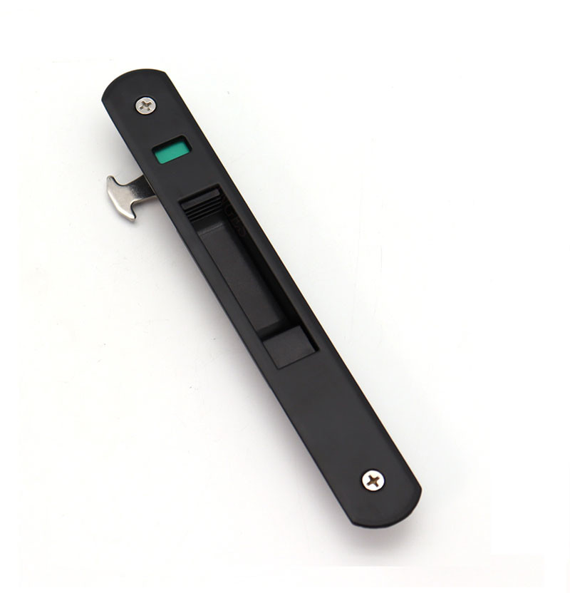 28×200mm Sliding Door Hook Lock , Sliding Glass Window Lock Powder Spray