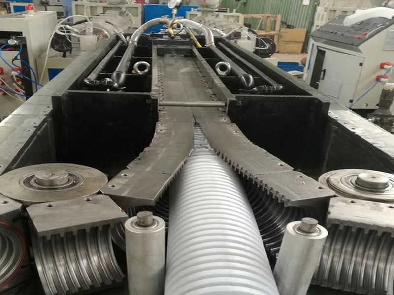 PP PE PVC Single Wall Corrugated Pipe/ Tube Extrusion Machine Production Line