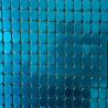 Buy cheap Hot sale cheap Blue Color Metallic Sequin Cloth Fabric for clothing from wholesalers