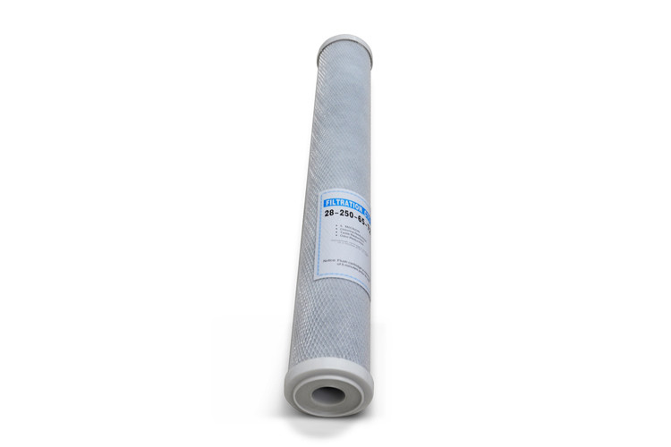 40 Inch Carbon Block Water Filter Cartridges 4 - 45℃ Operating Temperature