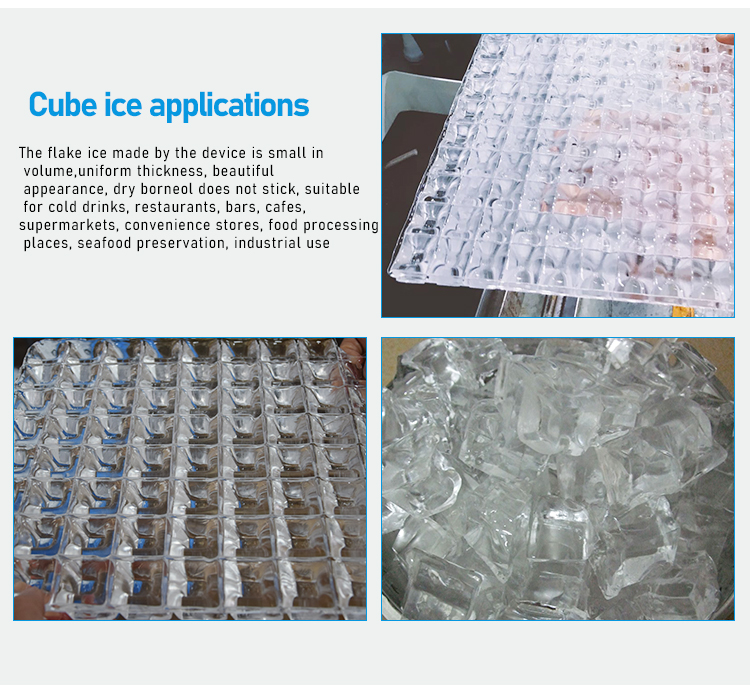Energy Efficient Commercial Large Ice Cube Maker High Accuracy Automatically