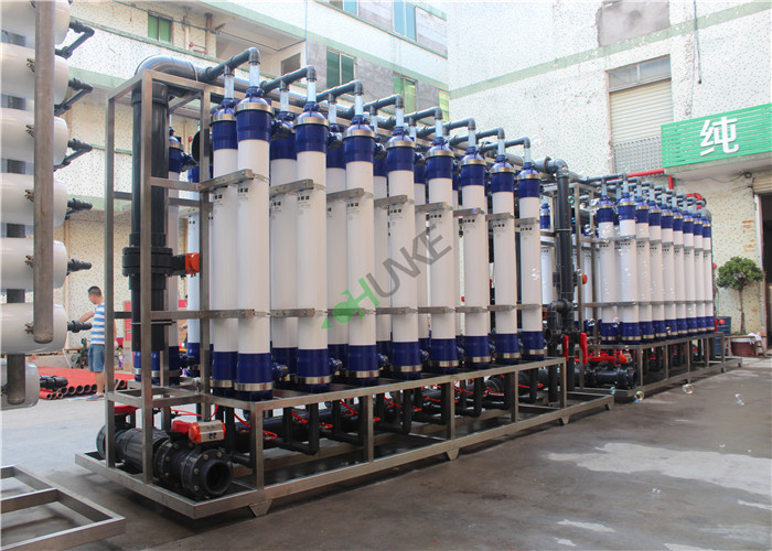 100T / H Big Brackish Water Treatment Plant , Industrial Reverse Osmosis Water Filter