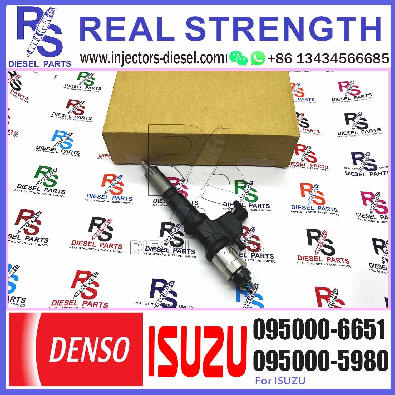 diesel fuel injector nozzle 095000-6650 095000-6651 095000-6652 095000-6653 095000-6654 8-98030550-1 injector for ISUZU