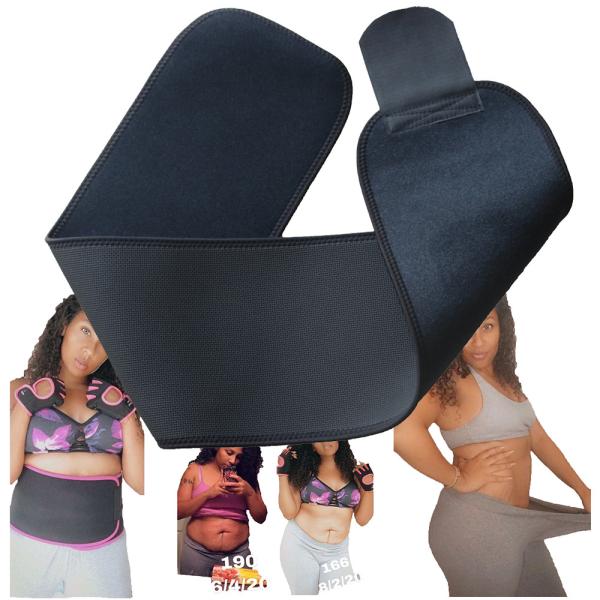 Neoprene Sweat Waist Trainer Belt Good elasticity 44 inches Length 8 inches