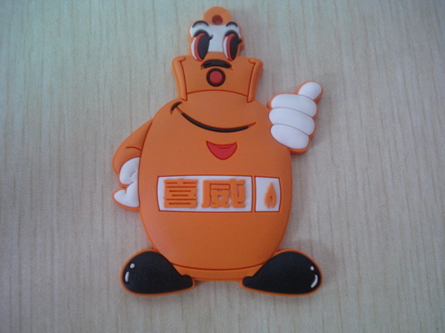 Customized Size Cartoon Character Keychains With Bright Color YDPK-012