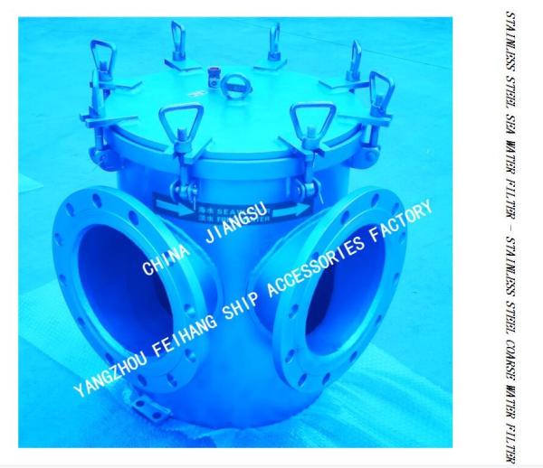 Stainless Steel Right Angle Sea Water Filter BRS250 CB/T497-2012 For Bulk Sea