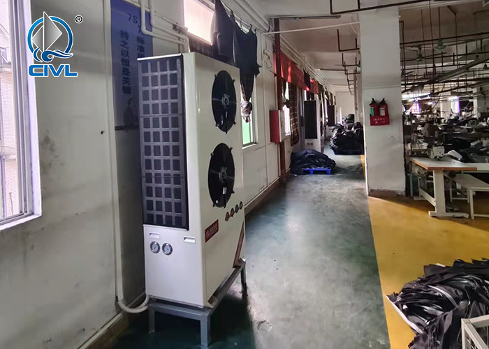 Side Outlet Evaporative Cooling Air Conditioner For Workshop 7.5 kw