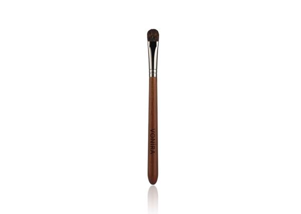 Vonira Beauty Handcrafted Makeup Base Eyeshadow Brush Copper Ferrule Ebony