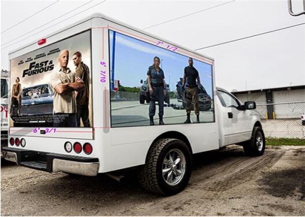 P16mm Mobile Truck LED Display For For Outdoor Events Static Constant Current