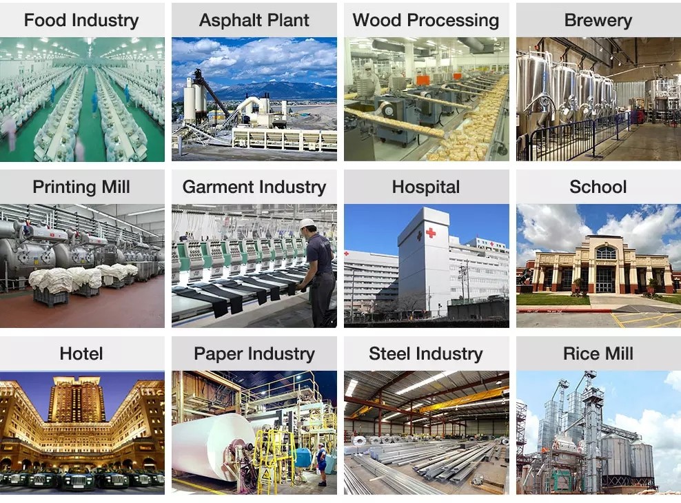 Industrial Vertical Steam Boiler Wood Pellet Fired Steam Generator