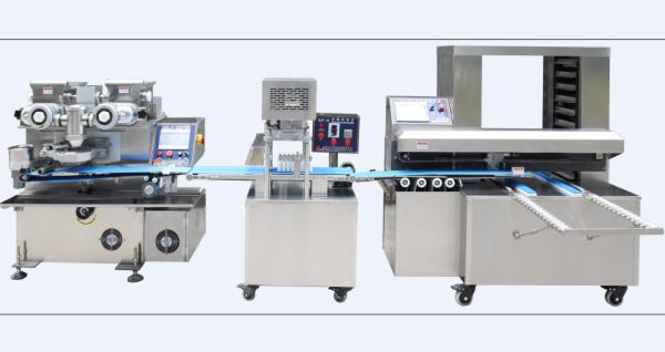 Encrusting Bread Making Machine , Industrial Bread Making Equipment Computer