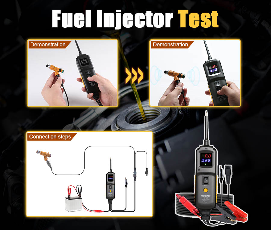 GODIAG GT101 Auto Electrical Tester For DC 6-40V Support Cleaning and Testing