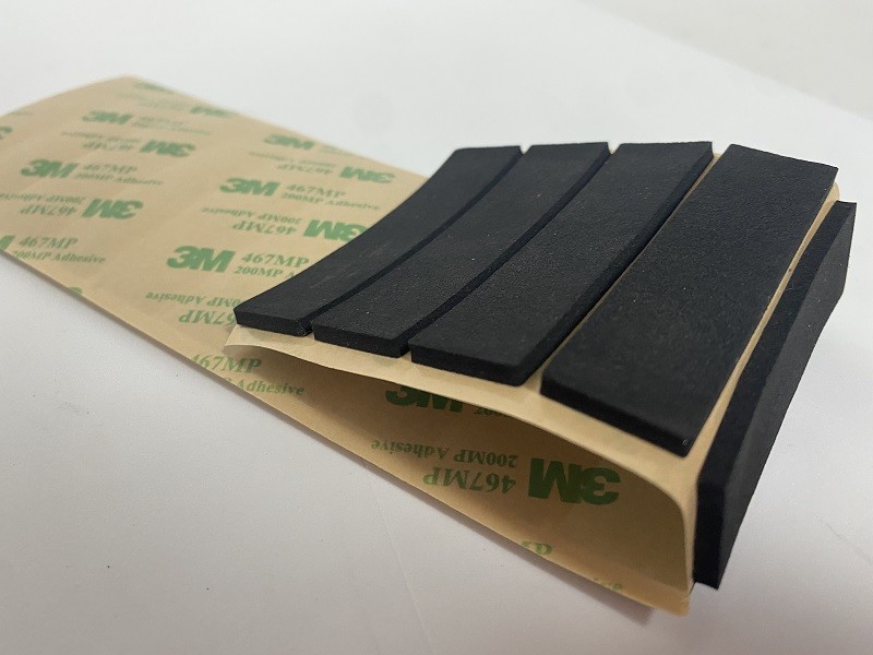 JAPAN HH-48 HIGH DENSITY DIE CUT BLACK PU FOAMS HH-48C PAD GASKET BACKING 3M TAPES FOR BATTERY/CAMERA