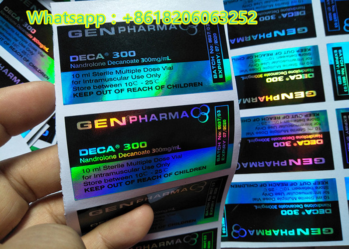 Digital Printing Glass Vial Labels For High Performance Vials