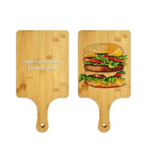  Sublimation Printing Bamboo Wood Pizza Tray Wood Steak Serving Plate Manufactures