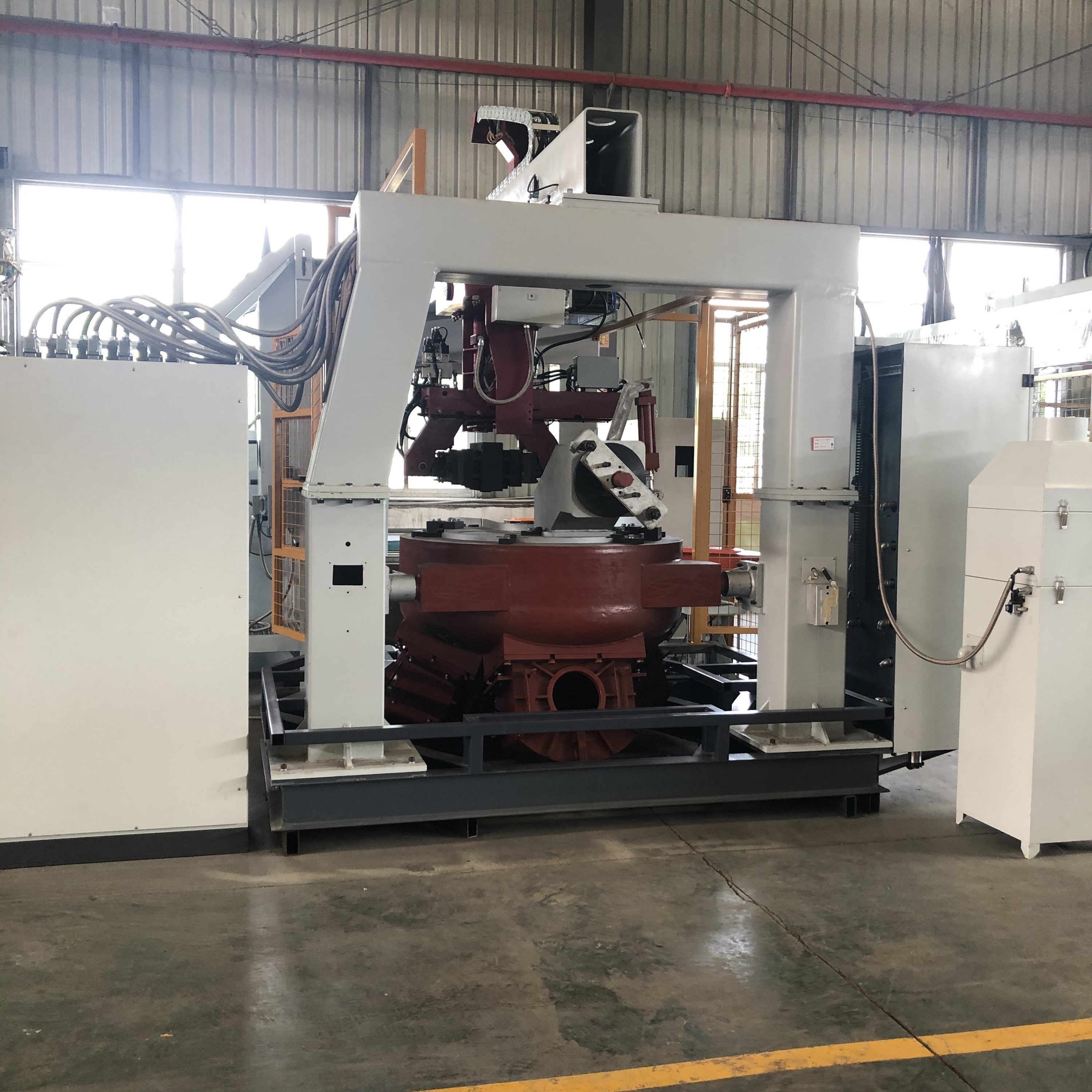 Intelligent One Manipulator Low Pressure Die Casting Machine for Brass Water Tap