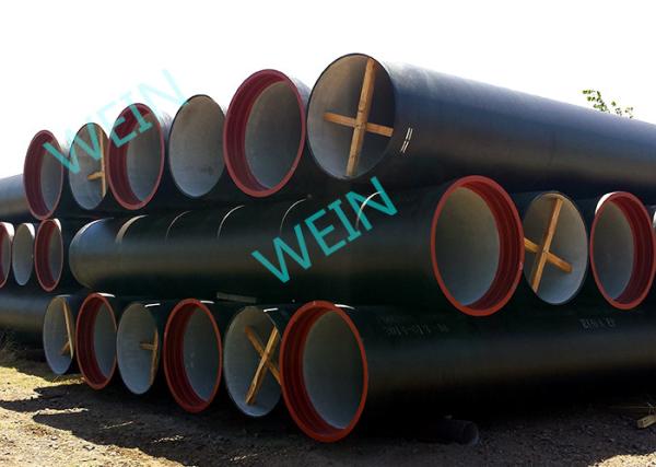 ISO4179 Cement Lined Ductile Iron Pipe External Zinc and bitumen coating as per