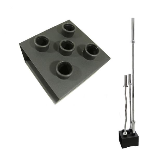 Nine Hole Five Hole Porous Barbell Rack Olympic Pole Vertical Insertion Rack Gym
