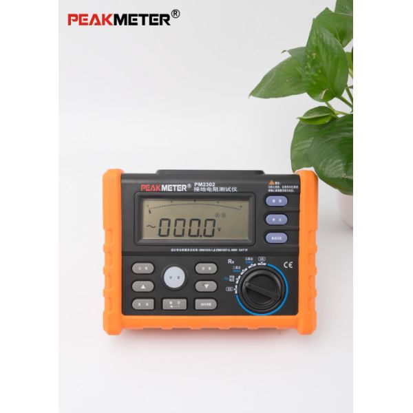 Handheld Earth Ground Tester Designed for Precise Ground Resistance Testing and