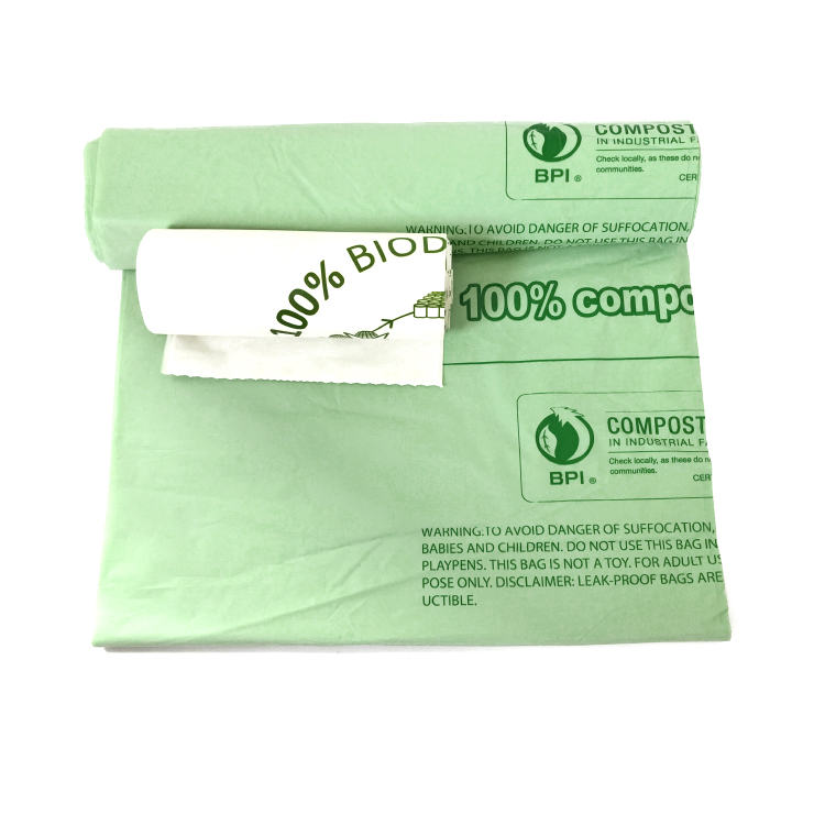 Eco-Friendly biodegradable garbage bags compostable trash bags