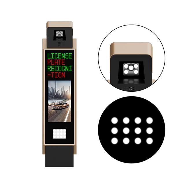 Advanced Parking Management Solution With LPR Camera And Single LED Display