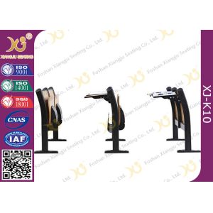 Custom Aluminum Alloy Folding Lecture Hall Seating With Writing Pad