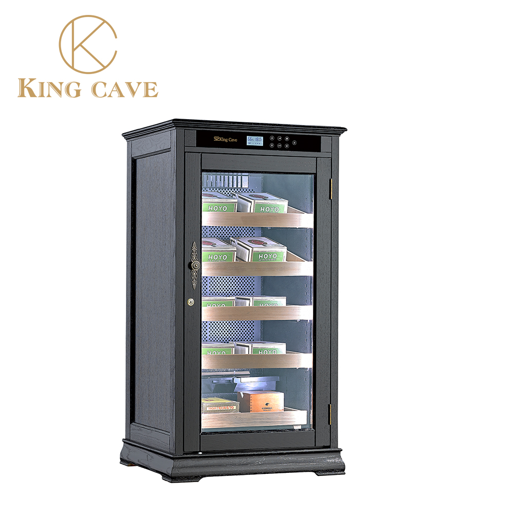 Deluxe And Compact Builtl Electric Cigar Cooler With Security Lock
