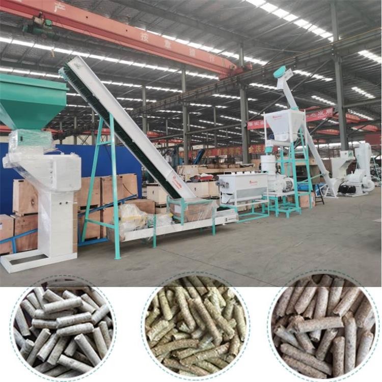 New Arrival 1000-5000kg/h Wood Pellet Making Machine High Productivity Set Wood Mill Production Line