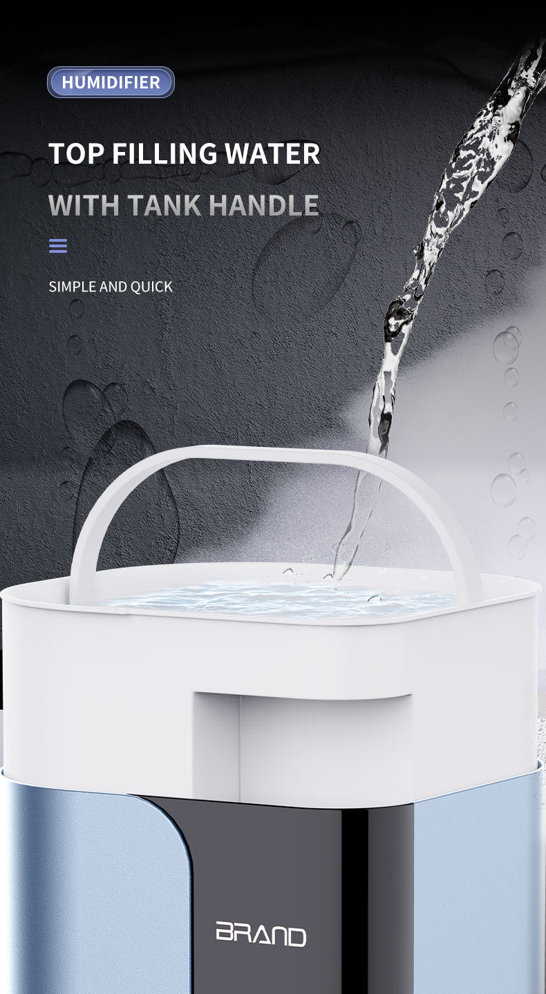 HOMEFISH Touch Control Room Humidifier Home Essential Oil Diffuser 300ML/H