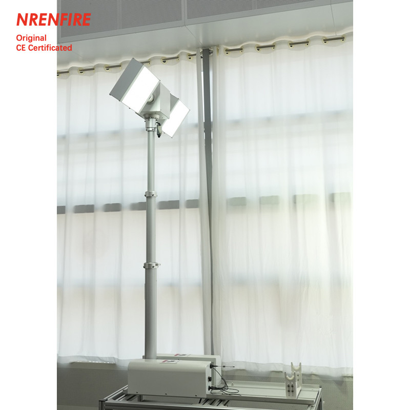 1.8m roof top mounted light tower-pneumatic telescopic mast light for fire truck NR-R1800-240
