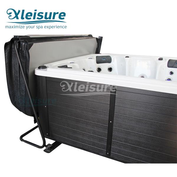 Custom Spa Cover Lifter Motorized Hot Tub Cover Lifter Cabinet Mount Installatio