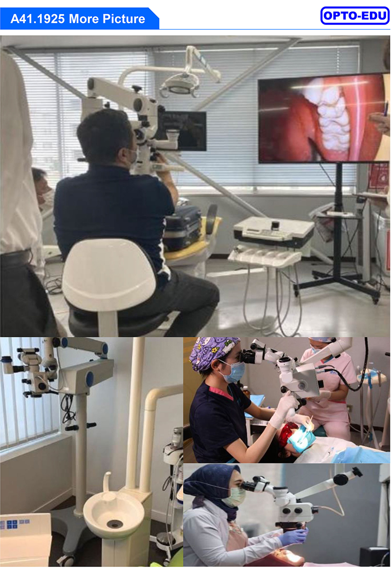 One Head Surgical Operating Microscope 0-200° Manual Zoom 2.5x~21x Dental ENT A41.1925