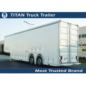 China White , green , red Semi auto Transportation car trailer hauler Mechanical suspension on sale