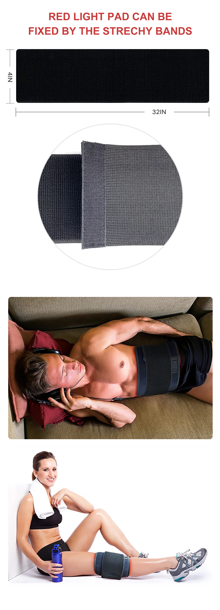 Pain Relief Weight Loss 360leds Infrared Red Light Therapy Pad 660nm 850nm