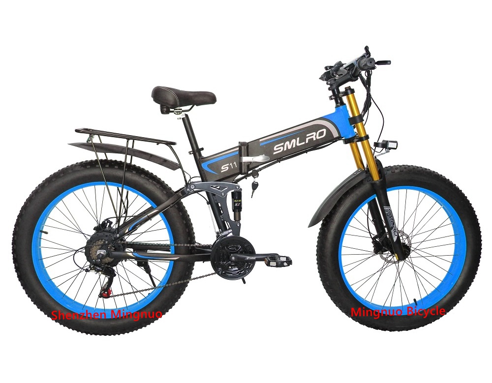 21 Speed Folding Bike With Fat Tires ODM Available Multiapplication
