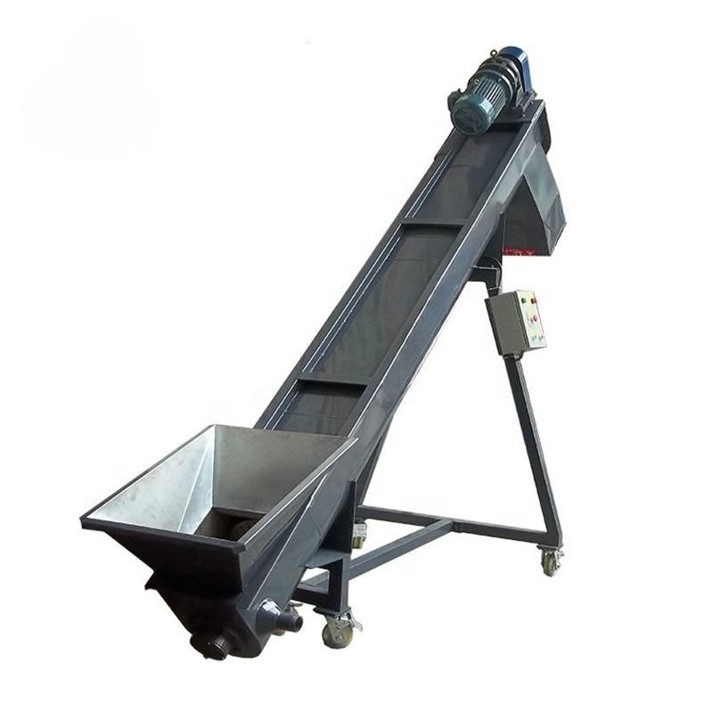 OEM Custom Plastic Screw Loader Feeder Screw Conveyor for Waste Recycling Lines