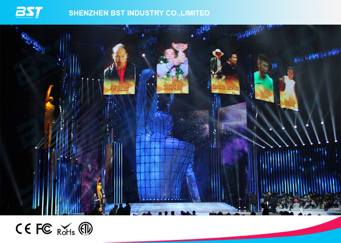 Highest Birhgtness Advertising LED Displays , 1920hz Commercial LED Screens