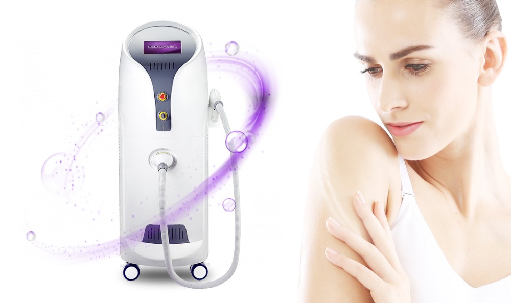 Three Wavelengths Diode Laser Hair Removal Machine 1 - 10Hz Frequency