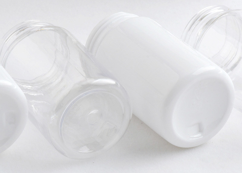 White Clear Foaming Plastic Cosmetic Container 30ml Pet With Foam Soap Pump