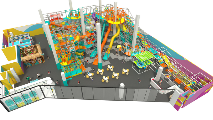 Kids Indoor Play Structure Mechanical Themed for Kindergarten School Amusement
