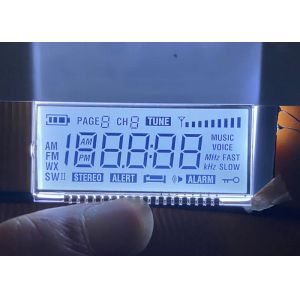 Customized Monochrome LCD Display TN HTN 7 Segment For Multimedia Player