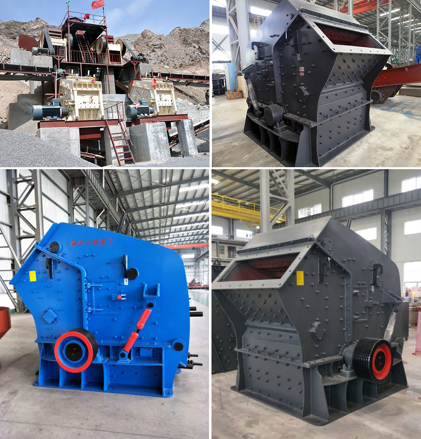 Capacity PF-1010 Capacity 50-80tph Motor 55-75kw Limestone Impact crusher with High Quality for Gold Mining Machine