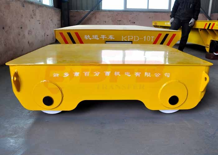 Motorless 25t Forklift Material Transfer Carts On Turning Rails Customised Size