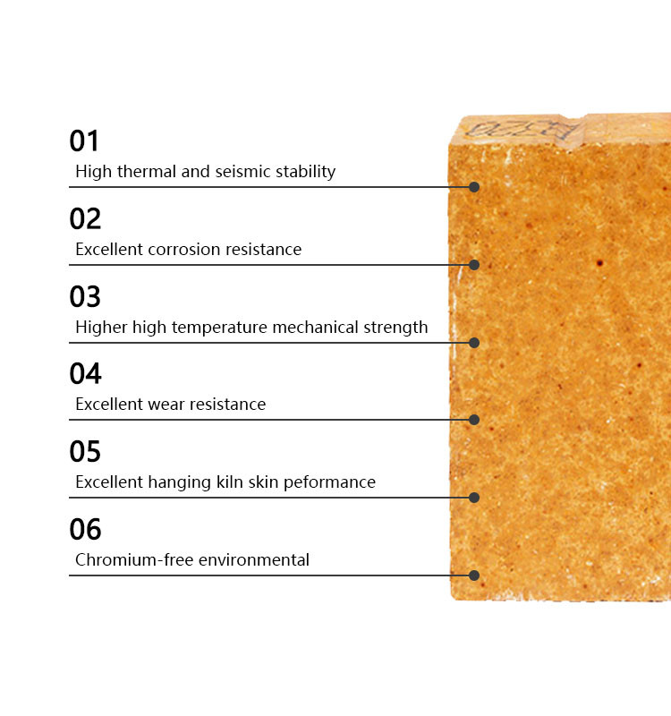 ISO Certified Fused Magnesia Alumina Spinel Kiln Refractory Brick For Cement Kilns