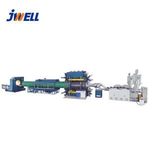 China Double Wall Corrugated PVC Pipe Making Machine Vertical Type Fast Loading on sale