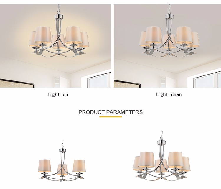 Modern Princess Metal chandelier for Living room Kitchen Wedding Decoration (WH-MI-11)